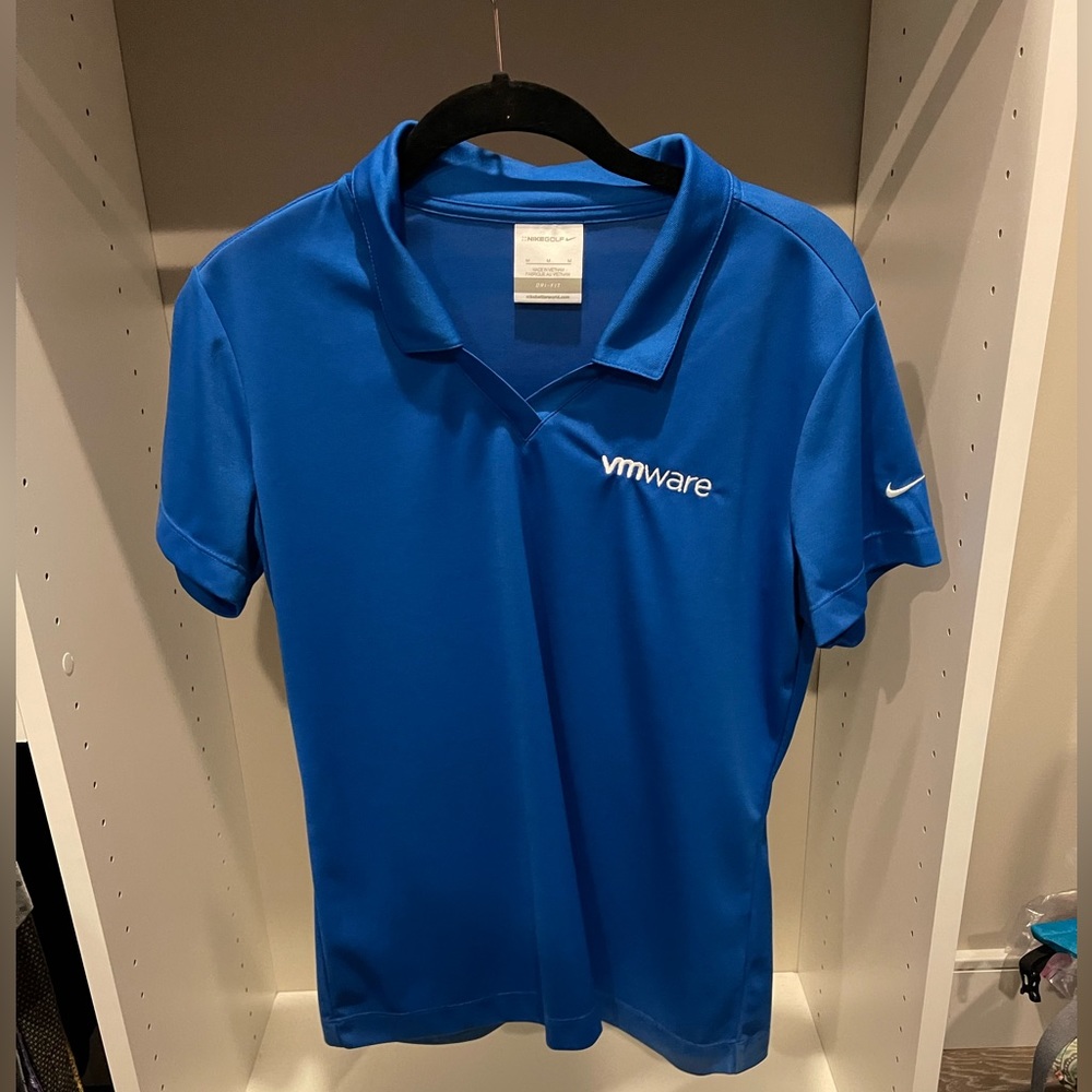 Nike golf shirt with VMware logo